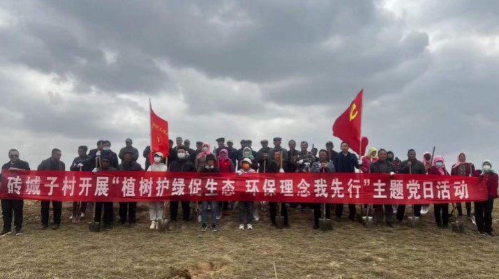 爭當綠色使者、生態(tài)先鋒 ——集團駐村工作隊組織幫扶村開展義務植樹主題黨日活動